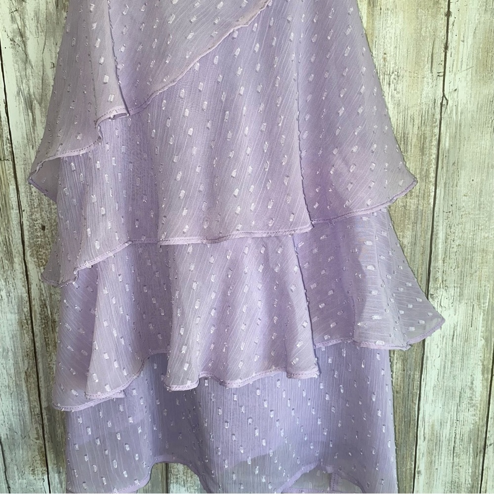 Entro Brentwood Purple Ikat Layered Tank - Picture 3 of 6